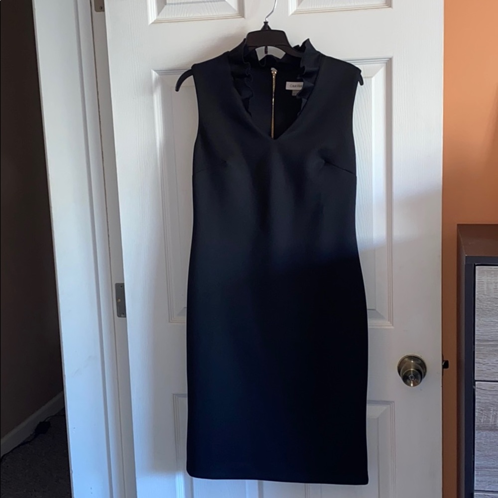 Women’s black Calvin Klein sleeveless dress